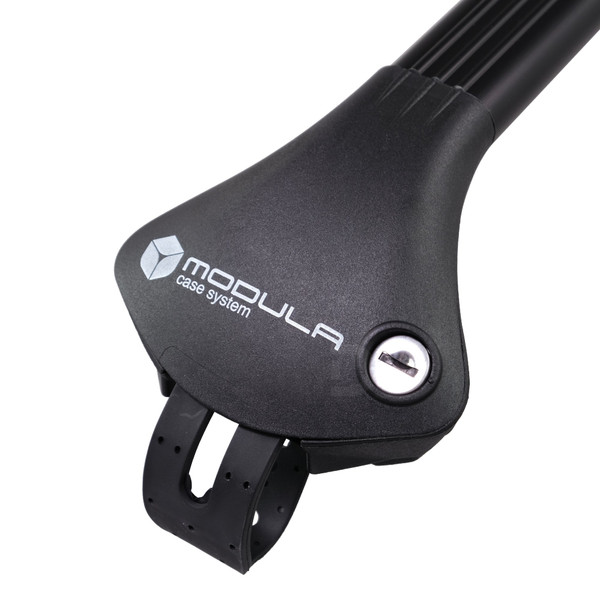 Modula Oval Aluminium Black Roof Bars to fit BMW X3 (E83) 2003 - 2010 (Open Roof Rails)