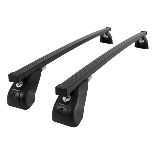 Modula Square Steel Roof Bars to fit BMW 1 Series (3 Door) (E81) 2007 - 2011 (Fixed Point Roof)
