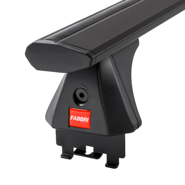 Fabbri Viva Black Aluminium Roof Bars to fit Mercedes C Class Coupe (C204) 2011 - 2015 (Fixed Point Roof)