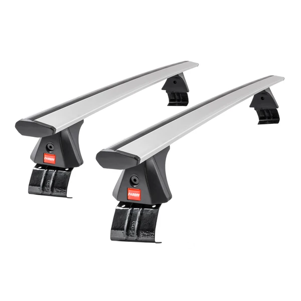 Fabbri Viva Silver Aluminium Roof Bars to fit Ford Puma 2020 - 2026 (No Roof Rails)