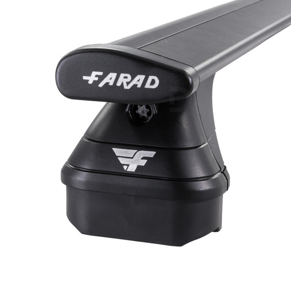 Farad Pro Wing Black Aluminium Roof Bars to fit Suzuki Across 2020 - 2025 (Closed Roof Rails with Fixed Points)
