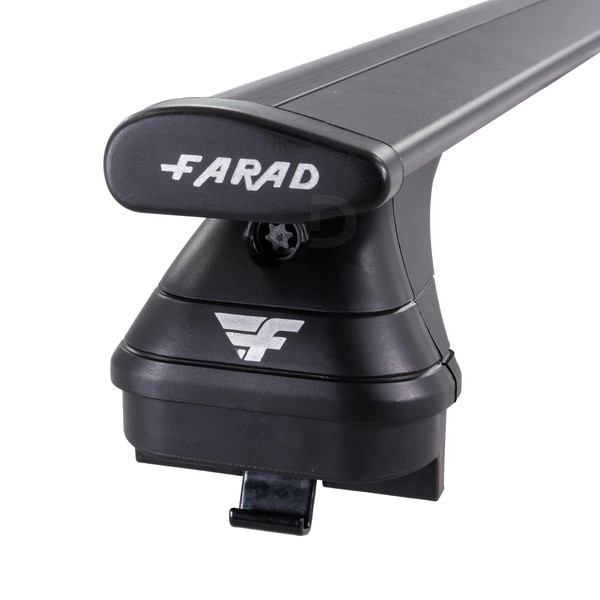 Farad Pro Wing Black Aluminium Roof Bars to fit Suzuki Grand Vitara 2006 - 2014 (Closed Roof Rails)