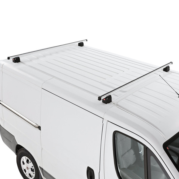 Fabbri Aluminium 2 Bar Roof Rack for Fiat Ducato (MWB) L2 (High Roof) H2 1994 - 2006 (100Kg Load Limit)