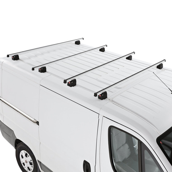 Fabbri Aluminium 4 Bar Roof Rack for Renault Master (XLWB) L4 (High Roof) H2 2010 - 2023 (200Kg Load Limit)