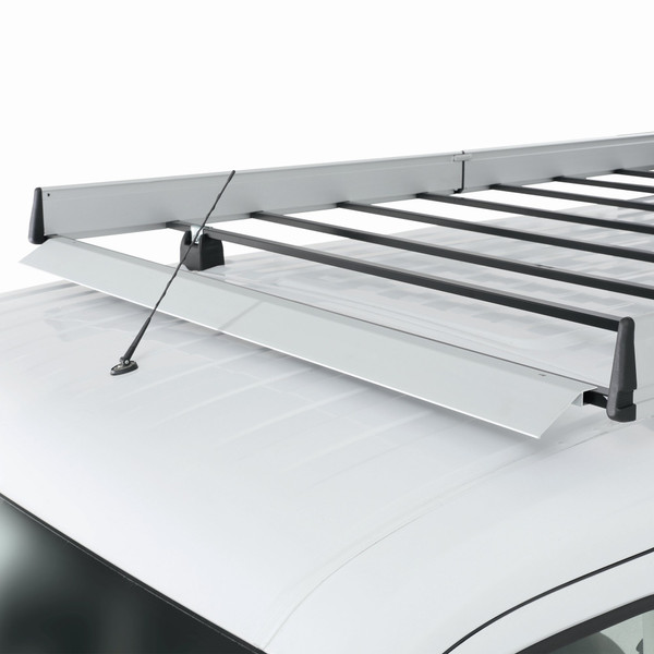 Fabbri 164cm Aluminium Spoiler and Wind Deflector for Commercial Vehicle Full Roof Cargo Basket