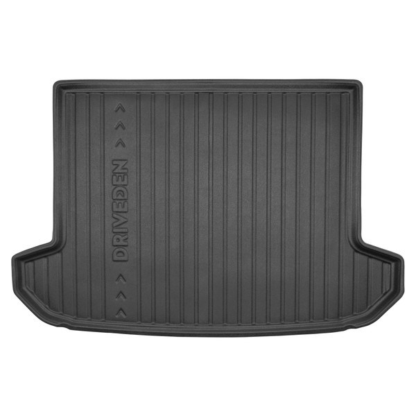 DriveDen Custom-Fit Rubber Boot Mat to fit Kia Sportage Mk.4 2016 - 2021 (with Raised Variable Height Boot Floor)