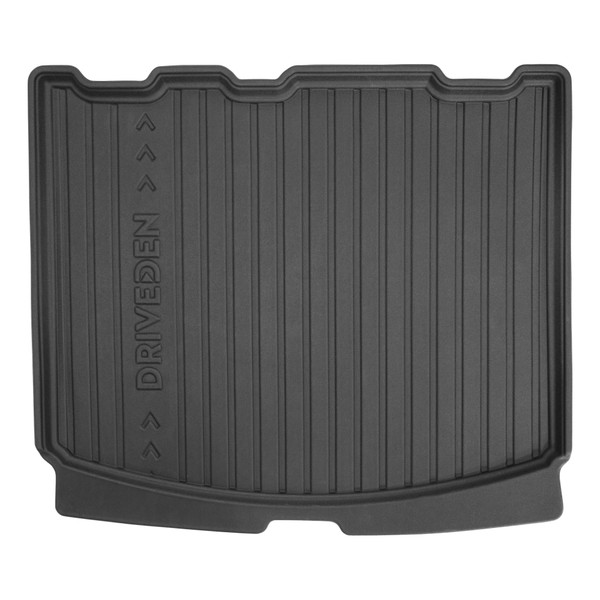 DriveDen Custom-Fit Rubber Boot Mat to fit Ford Kuga Mk.2 2013 - 2019 (with Full Size Spare Wheel)