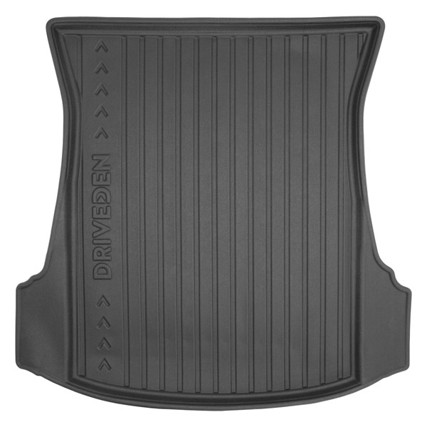 DriveDen Custom-Fit Rubber Boot Mat to fit Tesla Model 3 2019 - 2025 (with Lowered Boot Floor)