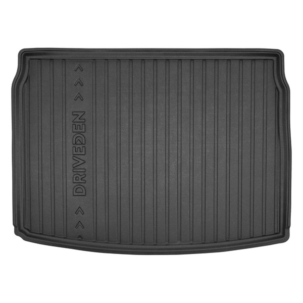 DriveDen Custom-Fit Rubber Boot Mat to fit Nissan Qashqai Mk.2 2014 - 2021 (with Raised Variable Height Boot Floor)