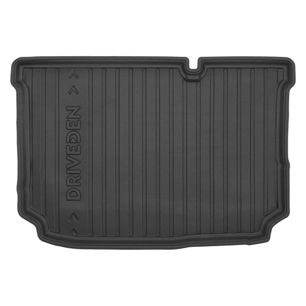 DriveDen Custom-Fit Rubber Boot Mat to fit Ford Fiesta Mk.8 2017 - 2023 (without Variable Height Boot Floor)