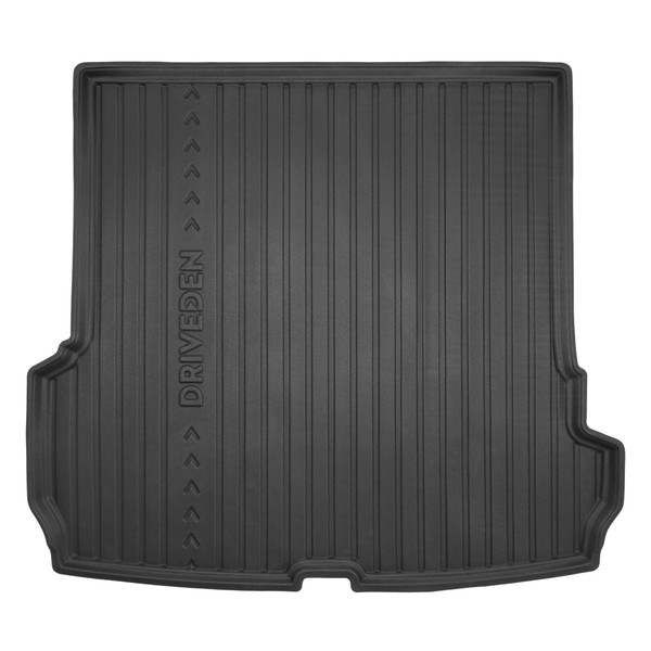 DriveDen Custom-Fit Rubber Boot Mat to fit Audi Q7 Mk.2 (Excl. Plug-In Hybrid) 2015 - 2025 (Third Row of Seats Laid Flat)