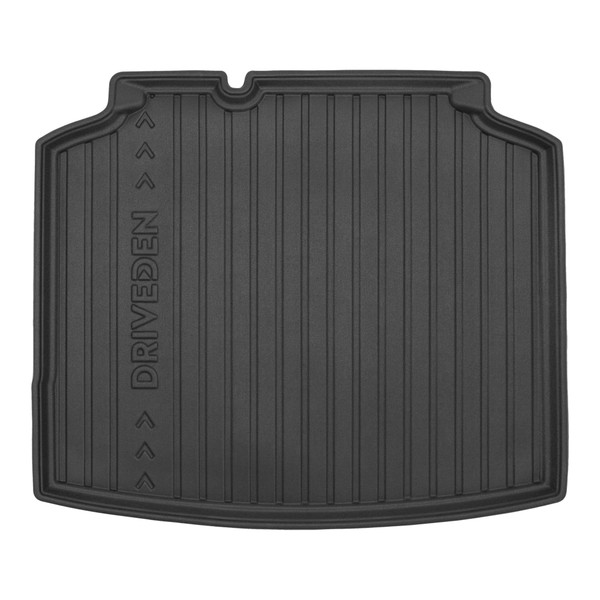 DriveDen Custom-Fit Rubber Boot Mat to fit Skoda Scala 2019 - 2025 (with Full Size Spare Wheel, without Side Niches)