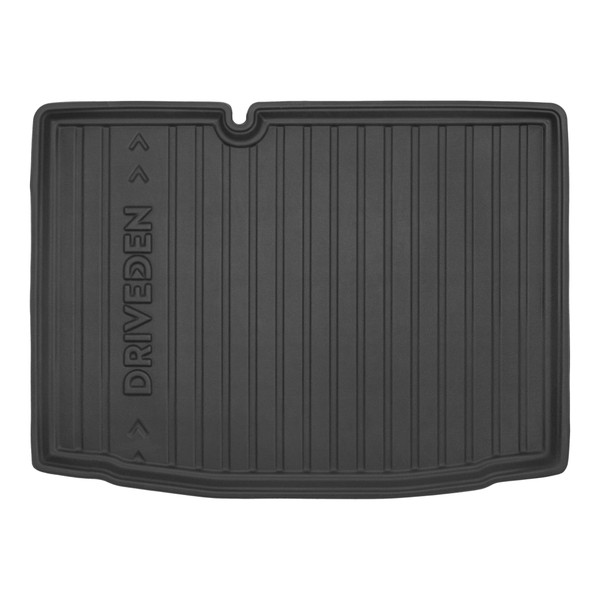 DriveDen Custom-Fit Rubber Boot Mat to fit Skoda Fabia Hatchback Mk.3 2015 - 2021 (without Variable Height Boot Floor)