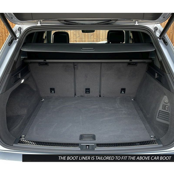 Gledring Tailored Black Boot Liner to fit Volkswagen Touareg Mk.3 2018 - 2026