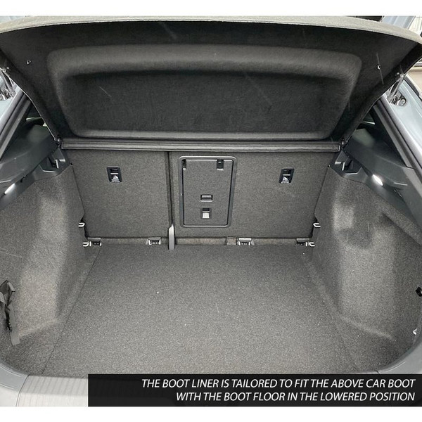 Gledring Tailored Black Boot Liner to fit Volkswagen ID.4 2021 - 2026 (with Lowered Non-Variable Boot Floor)