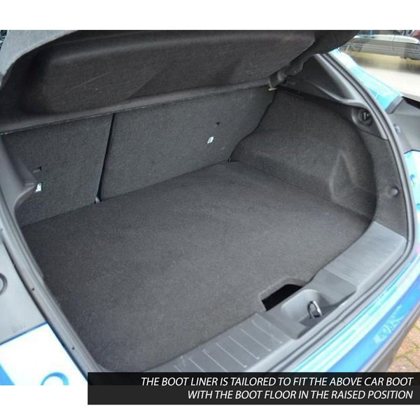 Gledring Tailored Black Boot Liner to fit Nissan Juke Mk.2 2019 - 2025 (with Raised Variable Boot Floor)