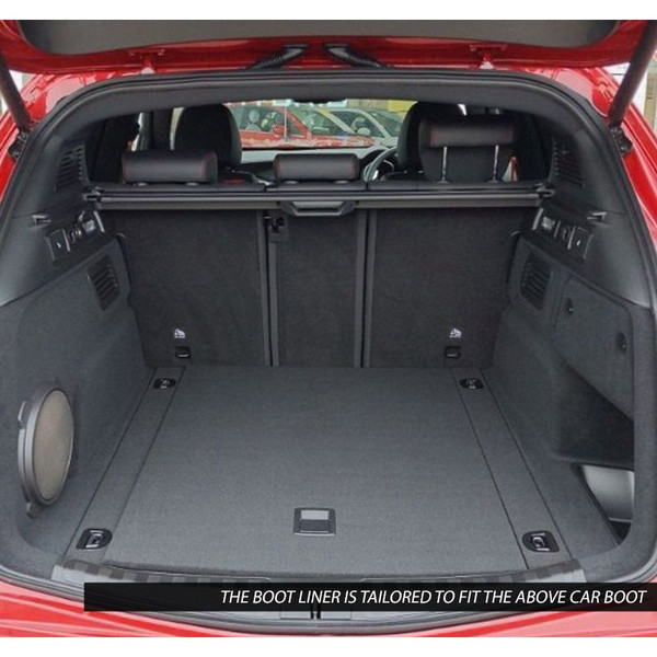Gledring Tailored Black Boot Liner to fit Alfa Romeo Stelvio 2017 - 2025