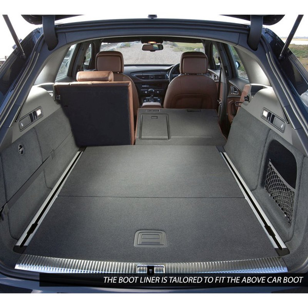 Gledring Tailored Black Boot Liner to fit Audi A6 Avant (C7) 2011 - 2018