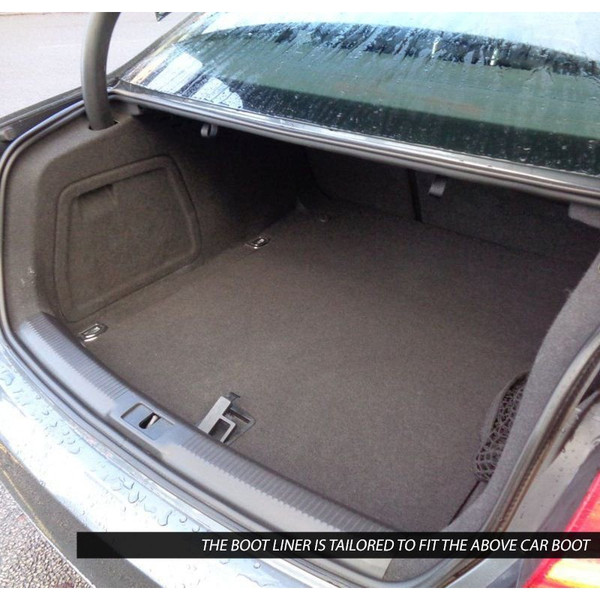 Gledring Tailored Black Boot Liner to fit Audi A4 Saloon (B8) 2008 - 2015