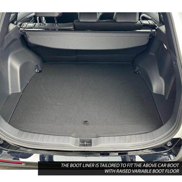 Gledring Tailored Black Boot Liner to fit Suzuki Across 2020 - 2025 (with Raised Variable Boot Floor)
