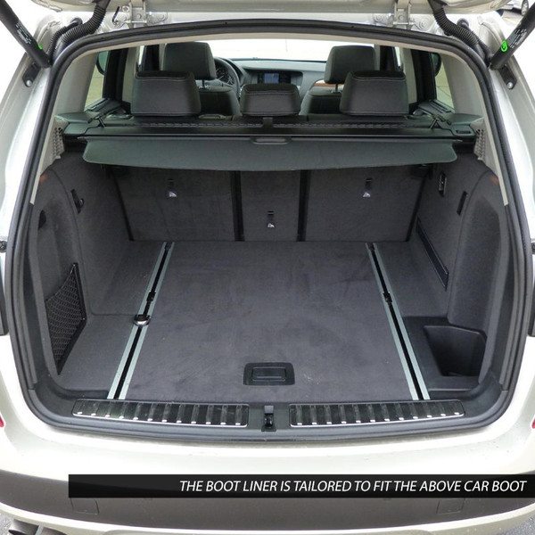 Gledring Tailored Black Boot Liner to fit BMW X3 (F25) 2010 - 2017