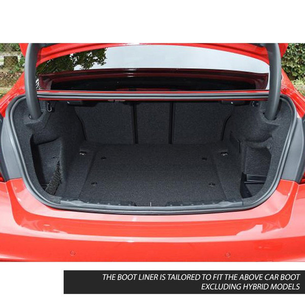 Gledring Tailored Black Boot Liner to fit BMW 3 Series Saloon (F30) (Excl. Hybrid) 2011 - 2019
