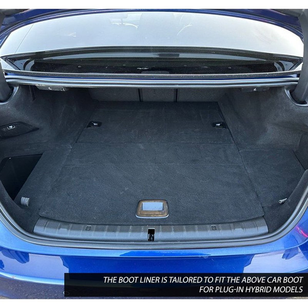 Gledring Tailored Black Boot Liner to fit BMW 5 Series Saloon (G30) (Plug-In Hybrid) 2017 - 2023