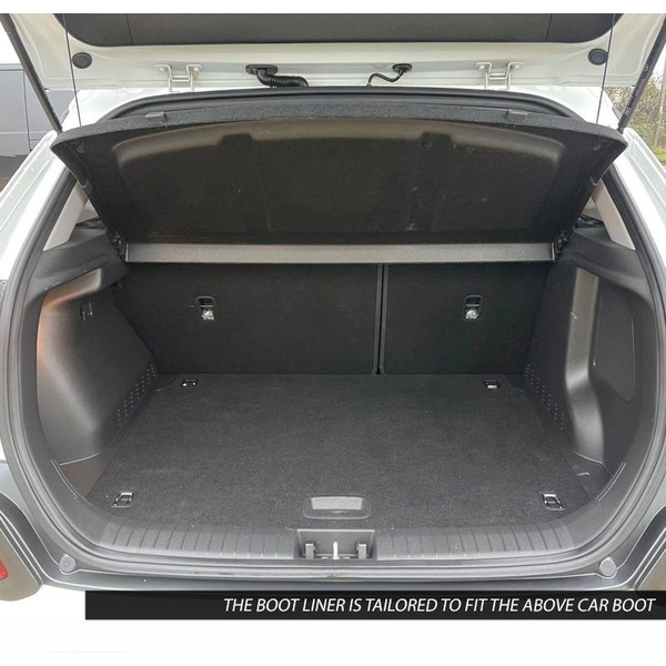 Gledring Tailored Black Boot Liner to fit Hyundai Kona Mk.1 2017 - 2023