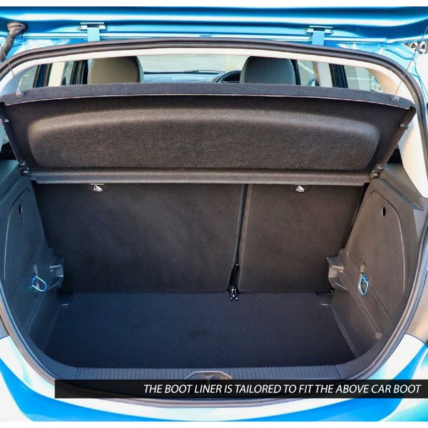 Gledring Tailored Black Boot Liner to fit Vauxhall Corsa (E) Mk.4 2015 - 2019