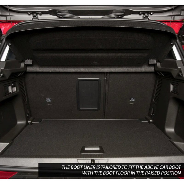 Gledring Tailored Black Boot Liner to fit Vauxhall Grandland Mk.1 2017 - 2024 (with Raised Boot Floor)