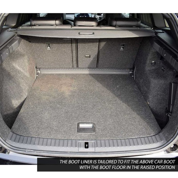 Gledring Tailored Black Boot Liner to fit Skoda Enyaq 2021 - 2025 (with Variable Boot Floor)