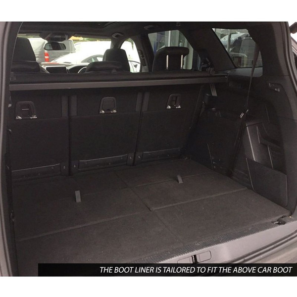 Gledring Tailored Black Boot Liner to fit Peugeot 5008 Mk.2 2017 - 2024