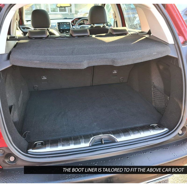 Gledring Tailored Black Boot Liner to fit Peugeot 2008 Mk.1 2013 - 2019