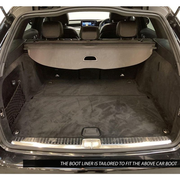 Gledring Tailored Black Boot Liner to fit Mercedes C Class Estate (S205) (Excl. Plug-In Hybrid) 2014 - 2021