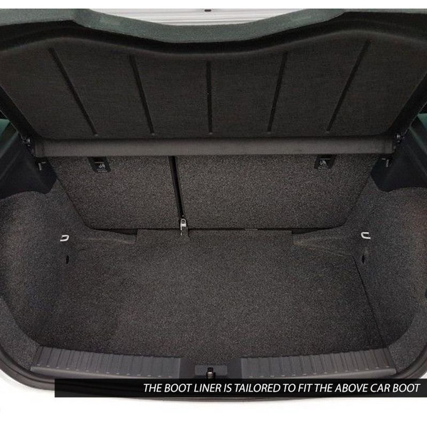 Gledring Tailored Black Boot Liner to fit Seat Ibiza Hatchback Mk.5 2017 - 2025