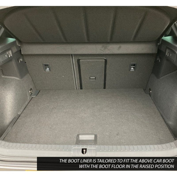 Gledring Tailored Black Boot Liner to fit CUPRA Formentor 2020 - 2025 (with Raised Variable Boot Floor)