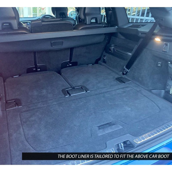 Gledring Tailored Black Boot Liner to fit Volvo XC90 Mk.2 2015 - 2026