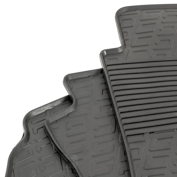 Tailored Floor Mats For VW Crafter 2017+ – 18pc Black Carpet Set With Non-Slip Backing
