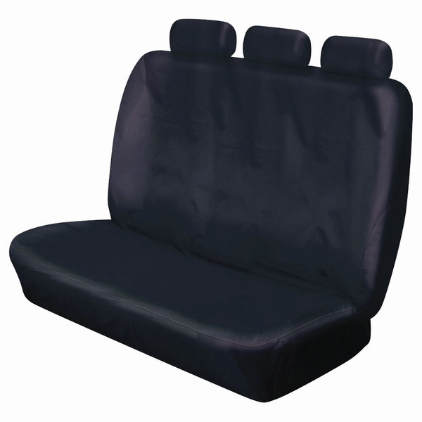 Cosmos Heavy Duty Triple Bench Passenger Van Seat Cover - Black