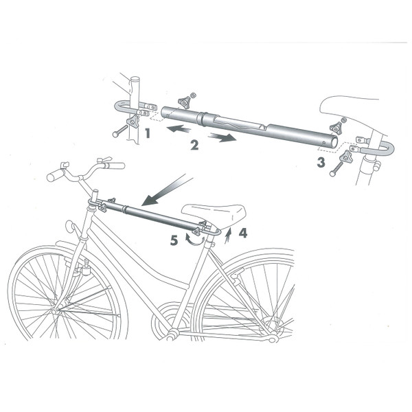 Peruzzo ART.395 Removable Bike Frame Adaptor