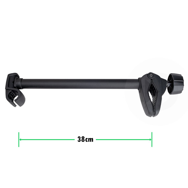 Peruzzo ART.693/GN 3D Black Securing Arm for Rear and Towbar Mount Bike Carriers - 38cm