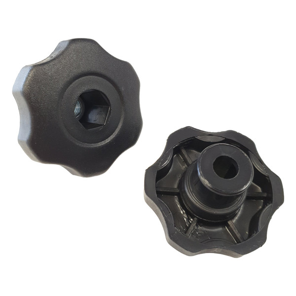 Peruzzo ART.9150 M8 Economy Plastic Knobs - 2 Pack