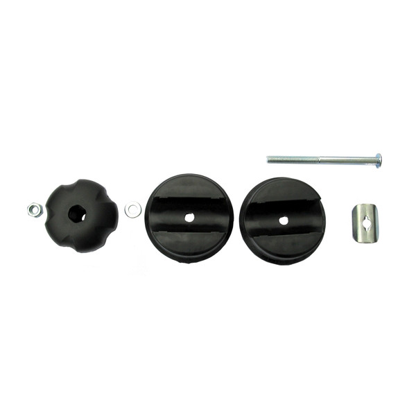 Peruzzo ART.943 30mm Round-Round Knob Assembly System - Single