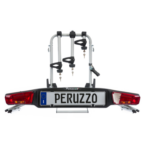 Peruzzo Zephyr Towbar Mount 3 Bike Carrier - Suitable for e-Bikes