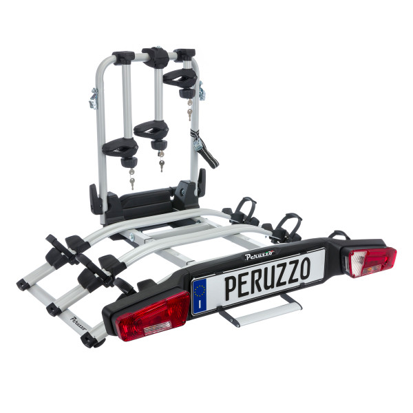 Peruzzo Zephyr Towbar Mount 3 Bike Carrier - Suitable for e-Bikes