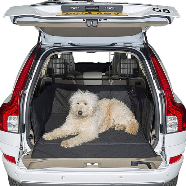 Summit Quilted Water Resistant Universal Car Boot Liner with Fold Out Bumper Protector