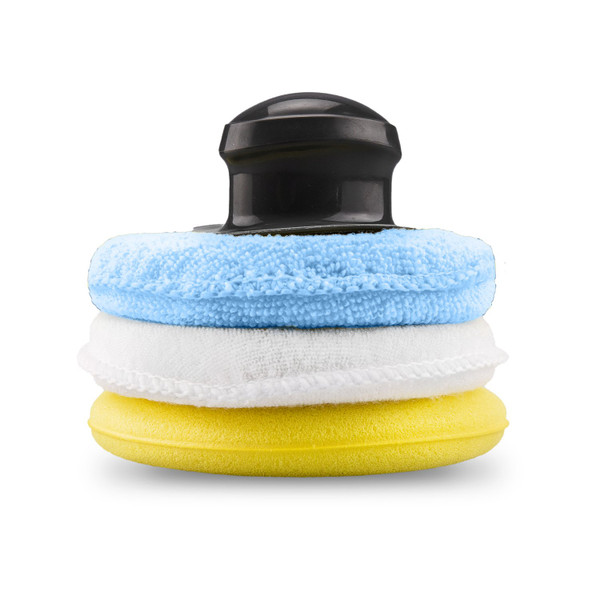 Simply Car Polish and Wax Microfibre Sponge Set