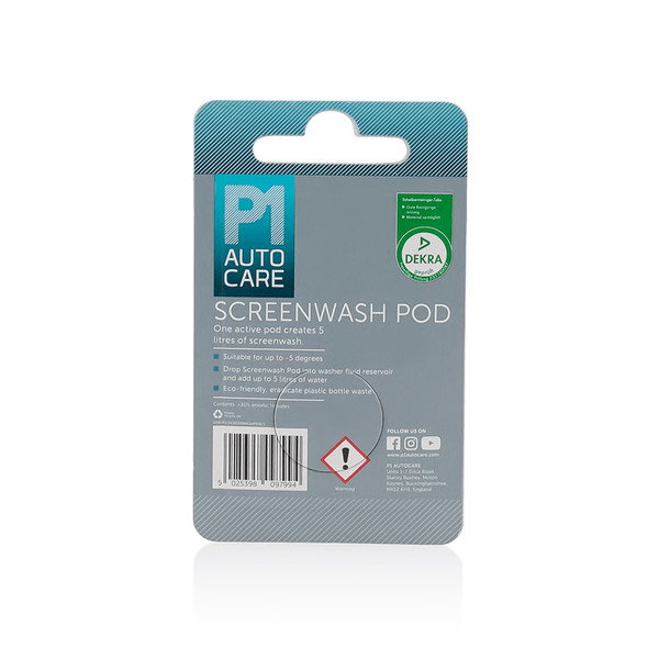 P1 Autocare 5 Litre Screenwash Pod - Single Pack