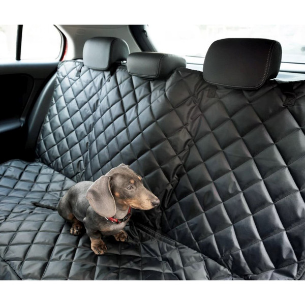 P1 Autocare Universal Rear Car Seat Pet Hammock & Seat Cover - Black