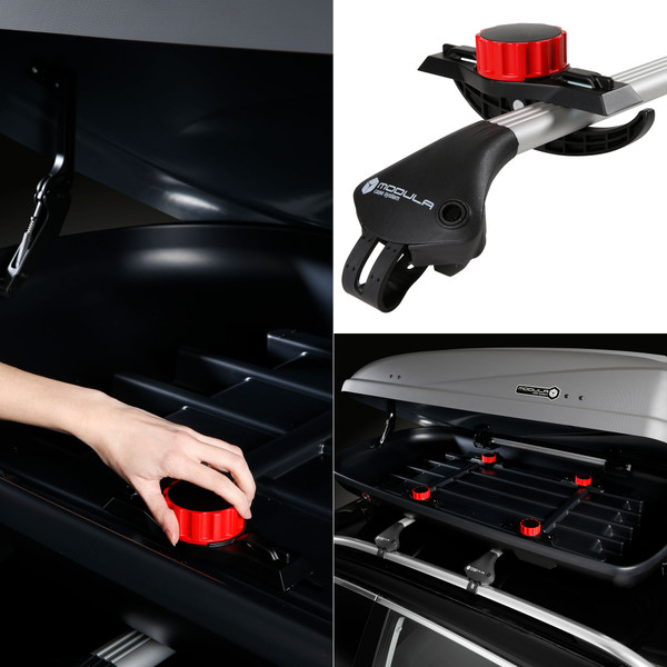 Modula Falcon 470L Gloss Black Roof Box
